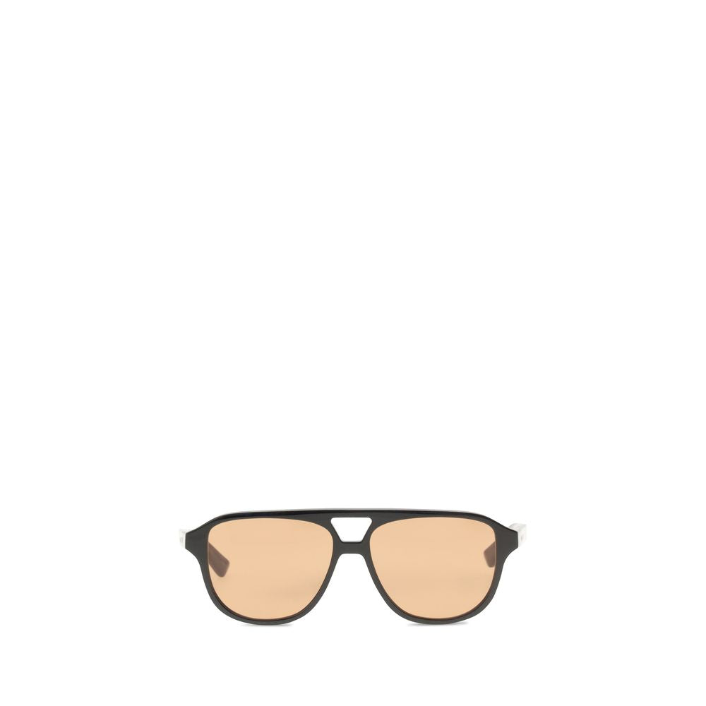 Alexander McQueen Deep Black Acetate Sunglasses