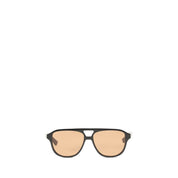 Alexander McQueen Deep Black Acetate Sunglasses