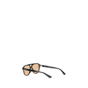 Alexander McQueen Deep Black Acetate Sunglasses