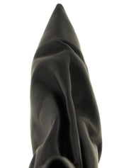 Rick Owens Black Calfskin Ankle Boots