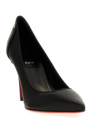 Christian Louboutin Black Nappa Leather High-Heel Pumps