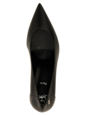 Christian Louboutin Black Nappa Leather High-Heel Pumps