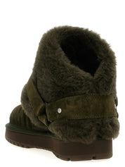 Burberry Green Suede Ankle Boots