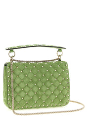 Valentino Garavani Green Calfskin Shoulder Bag