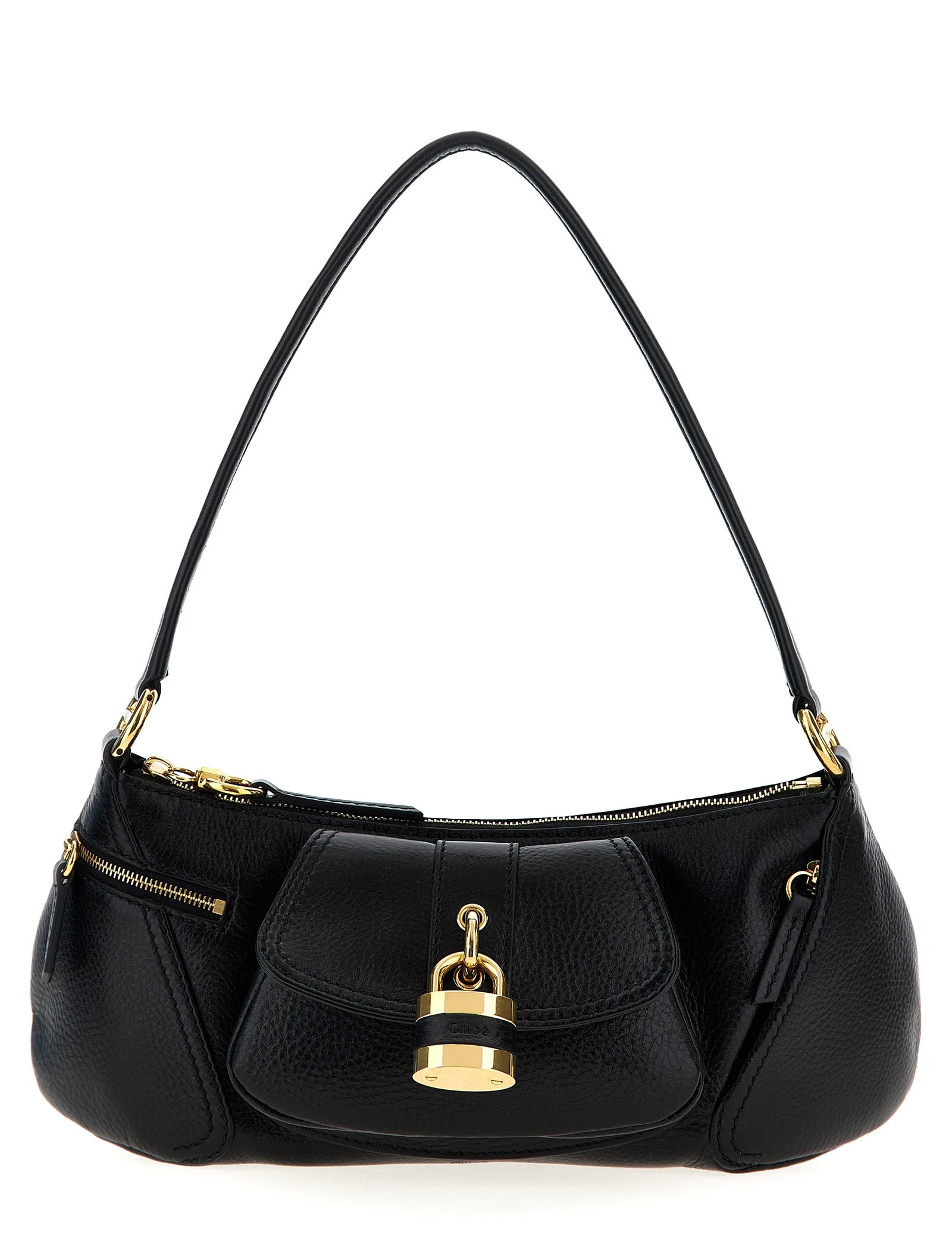 Chloé Black Calfskin Shoulder Bag