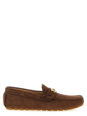 Valentino Garavani Brown Calfskin Slip-On Loafers