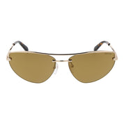 Emilio Pucci Gold Metal Cat Eye Sunglasses