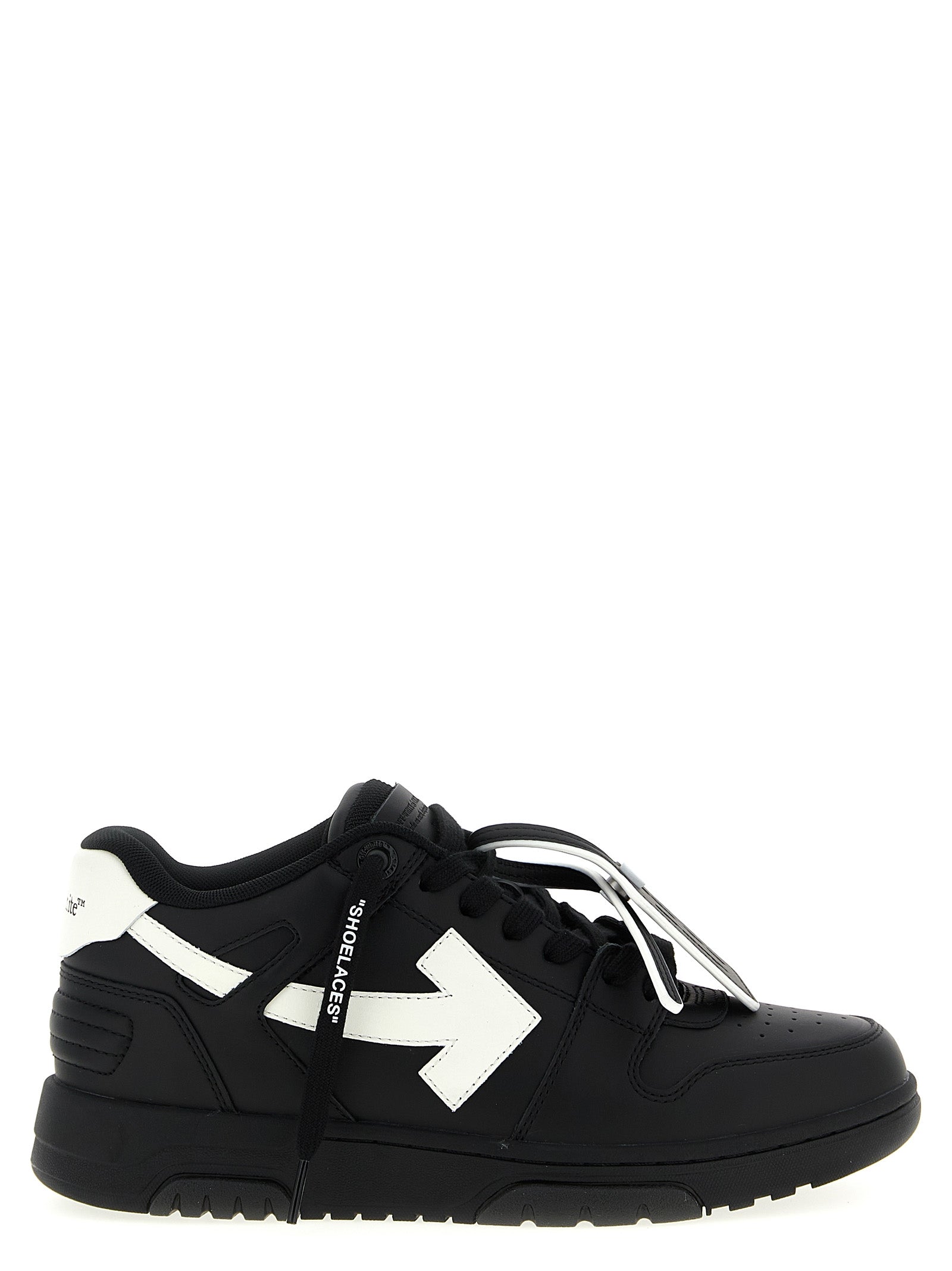 Off-White White/Black Recycled Polyester Low Top Sneakers