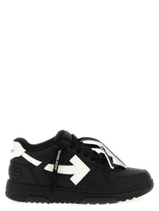 Off-White White/Black Recycled Polyester Low Top Sneakers