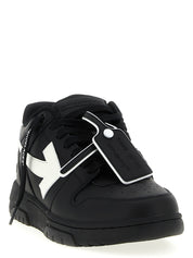 Off-White White/Black Recycled Polyester Low Top Sneakers