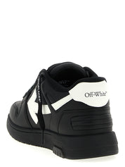 Off-White White/Black Recycled Polyester Low Top Sneakers