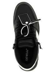 Off-White White/Black Recycled Polyester Low Top Sneakers