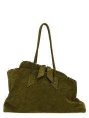 The Attico Green Calfskin Shoulder Bag