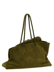 The Attico Green Calfskin Shoulder Bag
