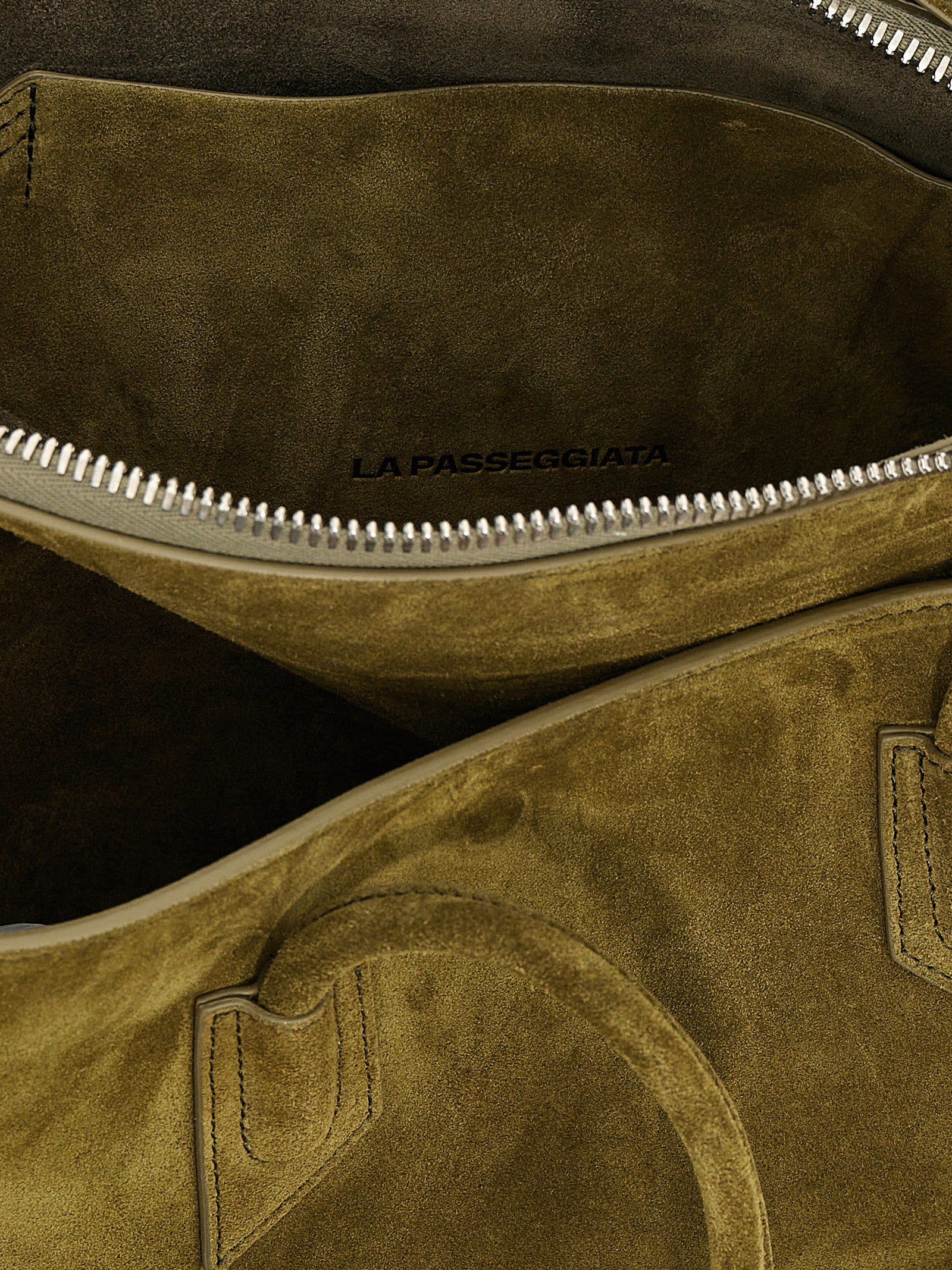The Attico Green Calfskin Shoulder Bag