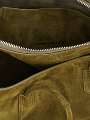 The Attico Green Calfskin Shoulder Bag