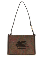Etro Multicolor Cotton Paisley Jacquard Clutch Bag