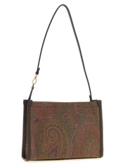 Etro Multicolor Cotton Paisley Jacquard Clutch Bag