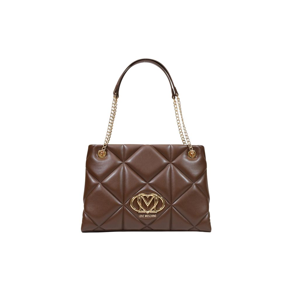 Love Moschino Brown Polyurethane Handbag