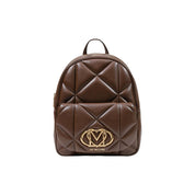 Love Moschino Brown Polyurethane Backpack