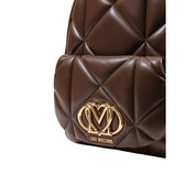 Love Moschino Brown Polyurethane Backpack