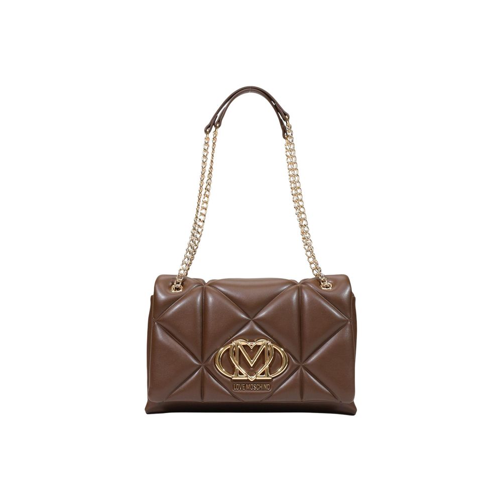 Love Moschino Brown Polyurethane Handbag