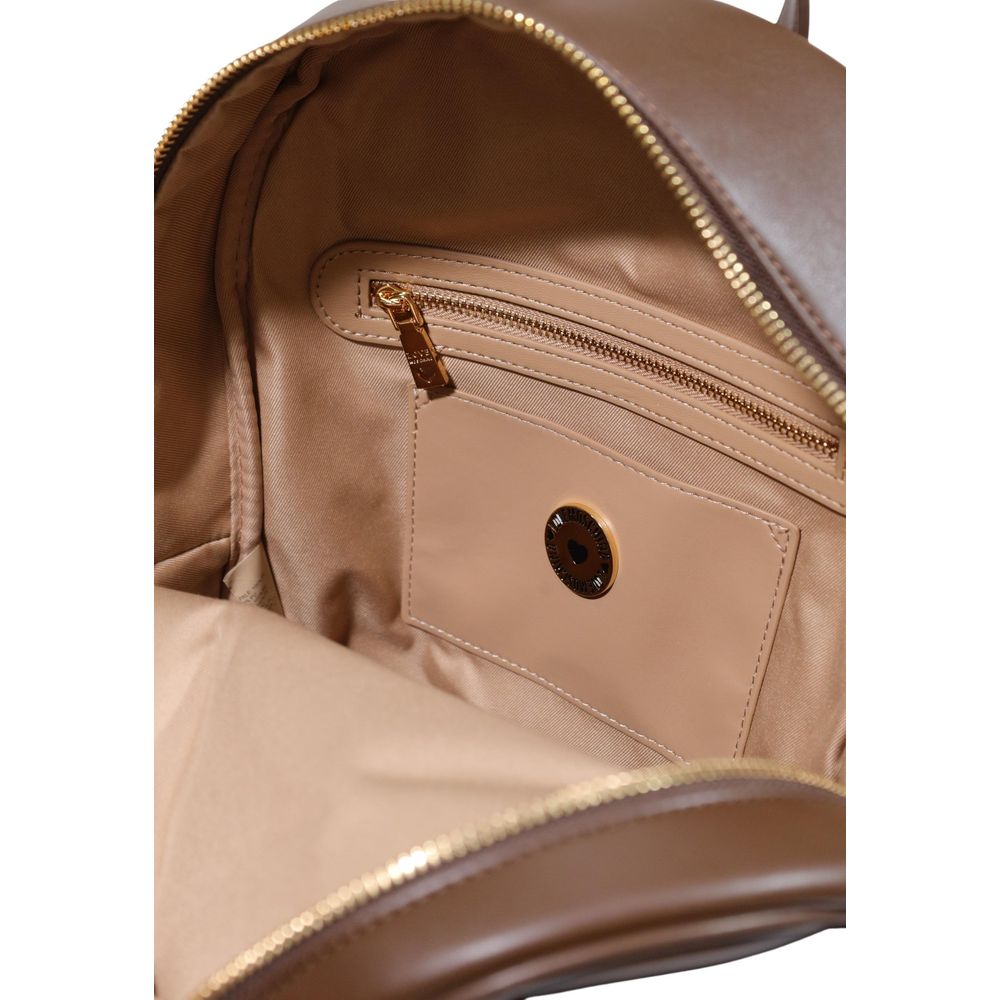 Love Moschino Brown Polyurethane Backpack