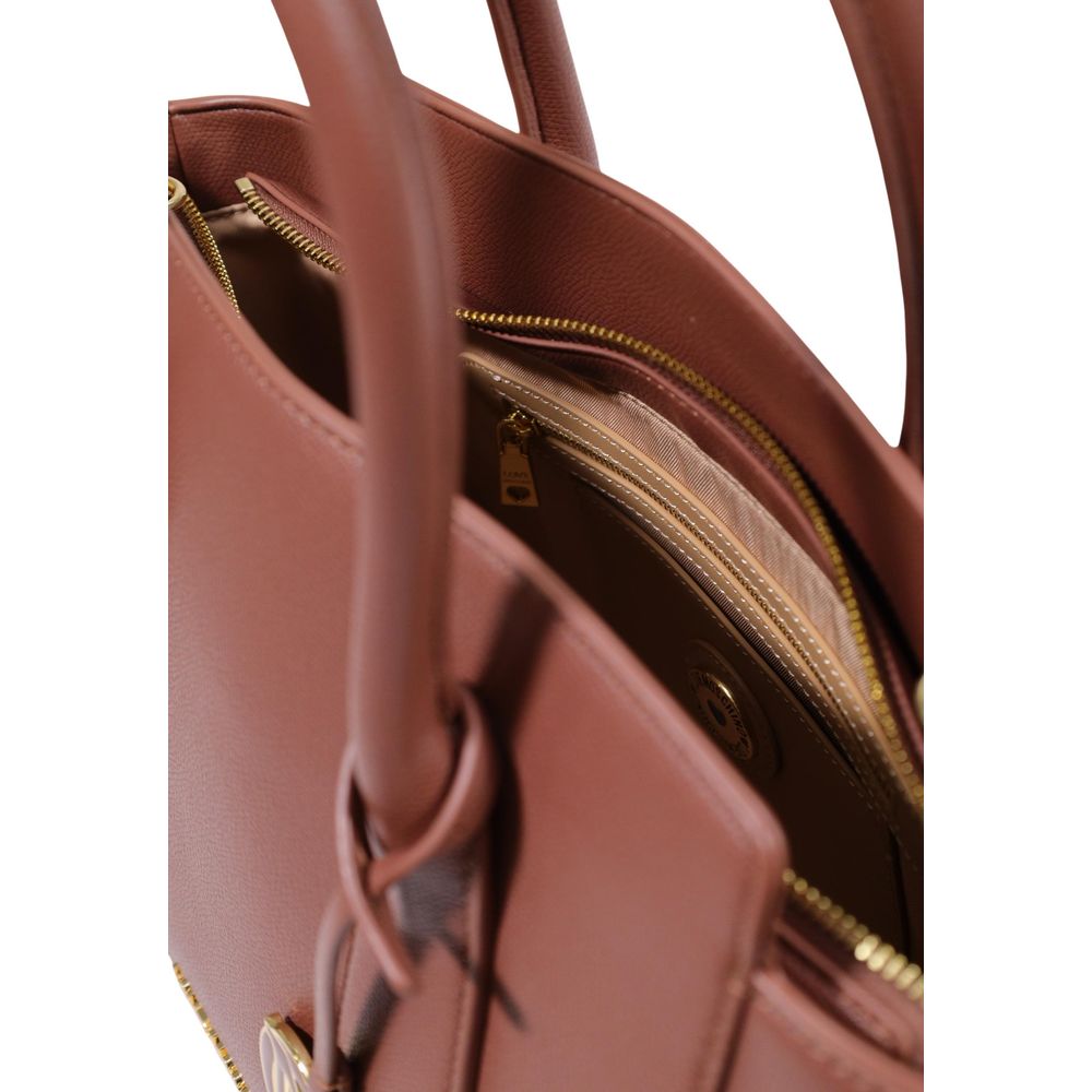 Love Moschino Brown Polyurethane Handbag