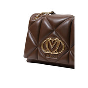 Love Moschino Brown Polyurethane Handbag