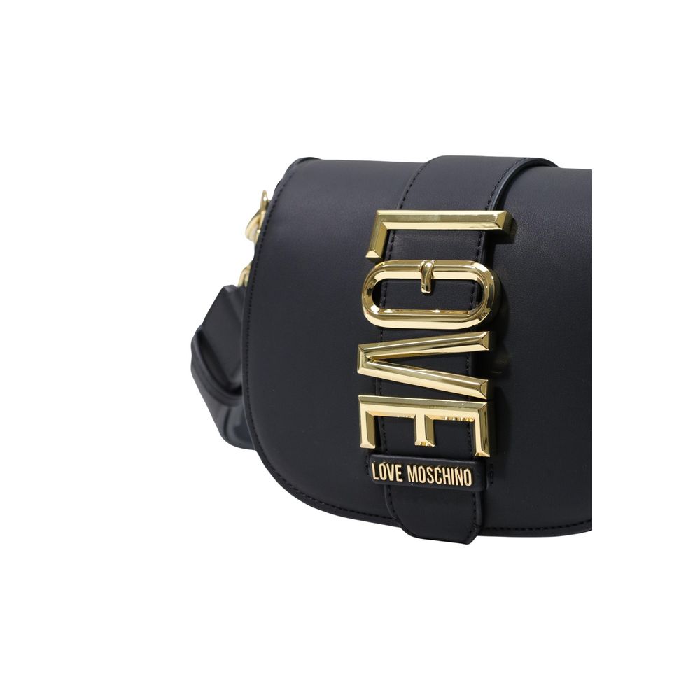 Love Moschino Black Polyurethane Handbag
