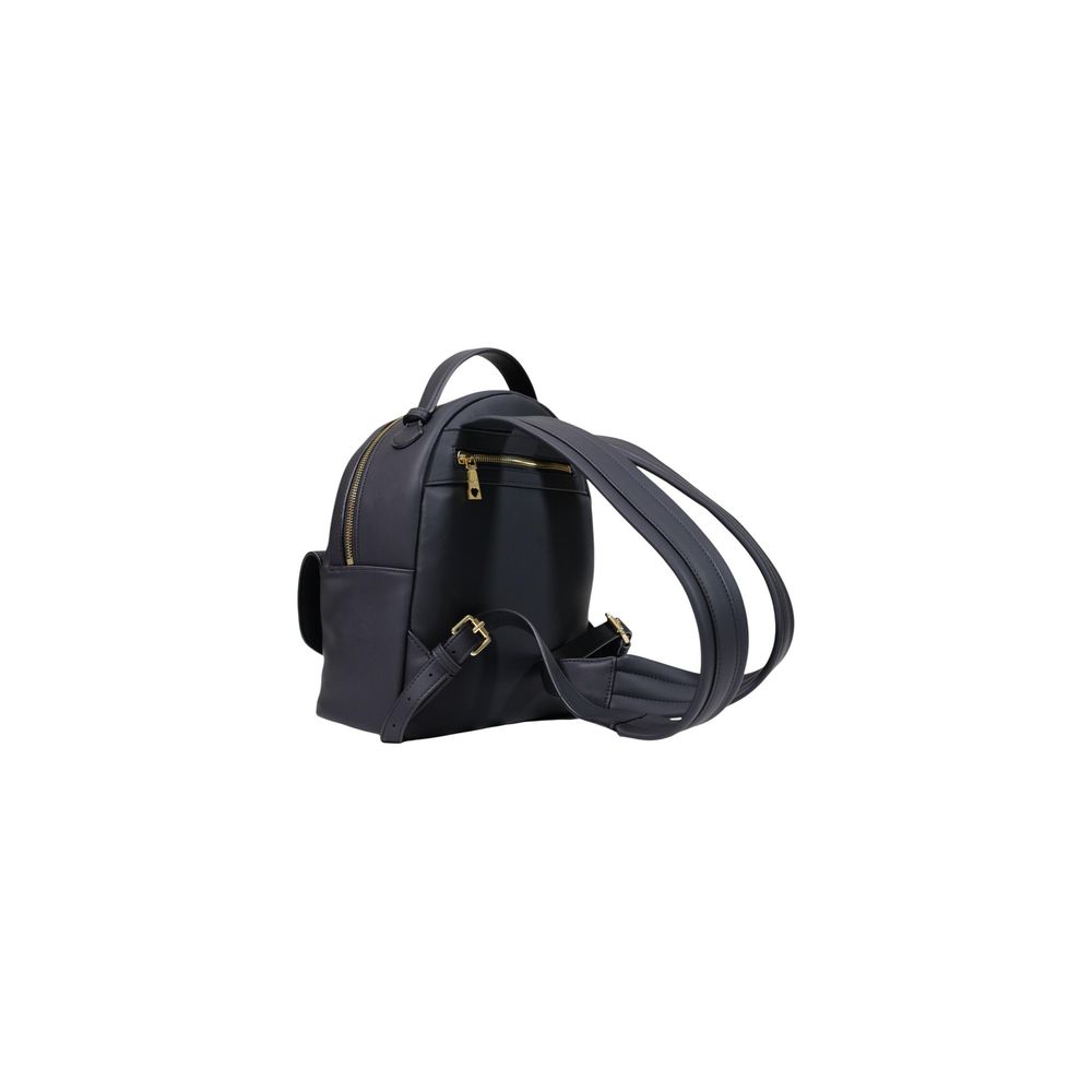 Love Moschino Black Polyurethane Backpack