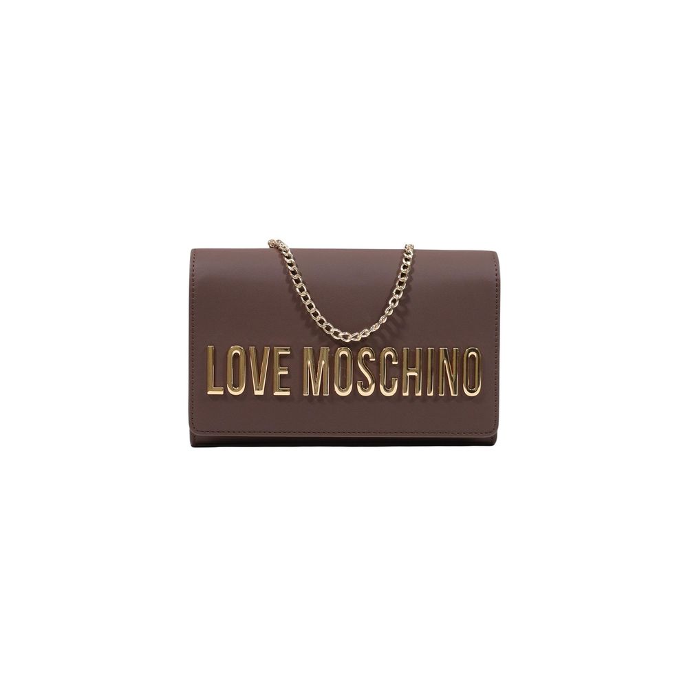 Love Moschino Brown Polyurethane Handbag