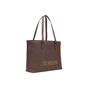 Love Moschino Brown Polyurethane Handbag