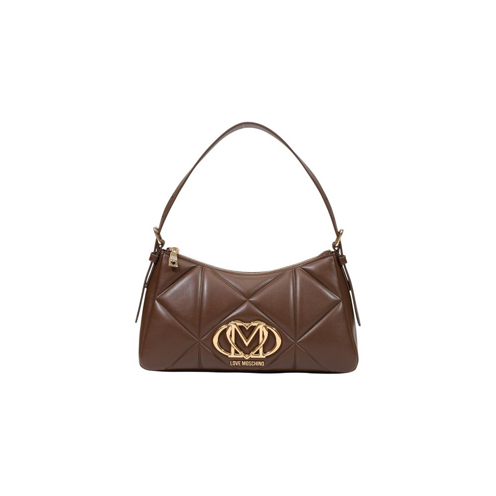 Love Moschino Brown Polyurethane Handbag