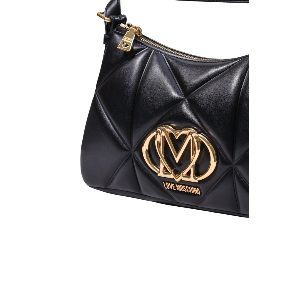 Love Moschino Black Polyurethane Handbag