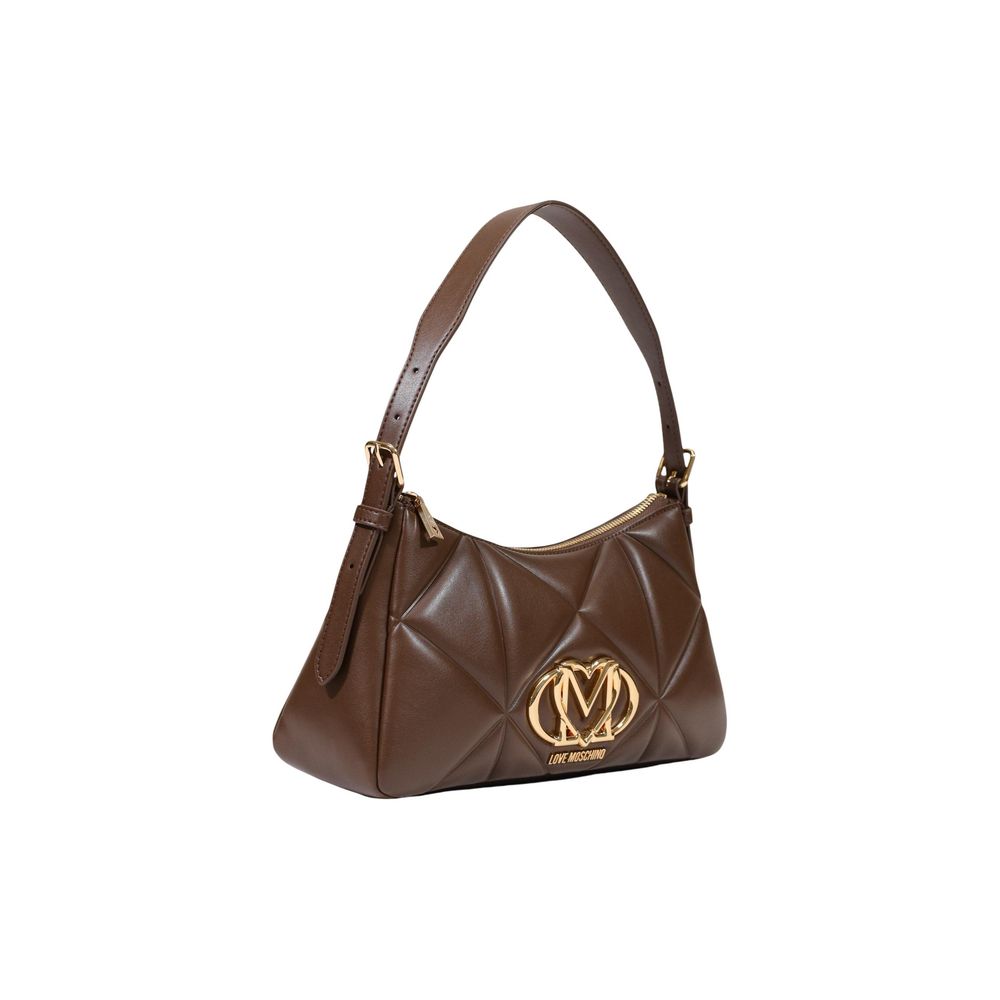 Love Moschino Brown Polyurethane Handbag