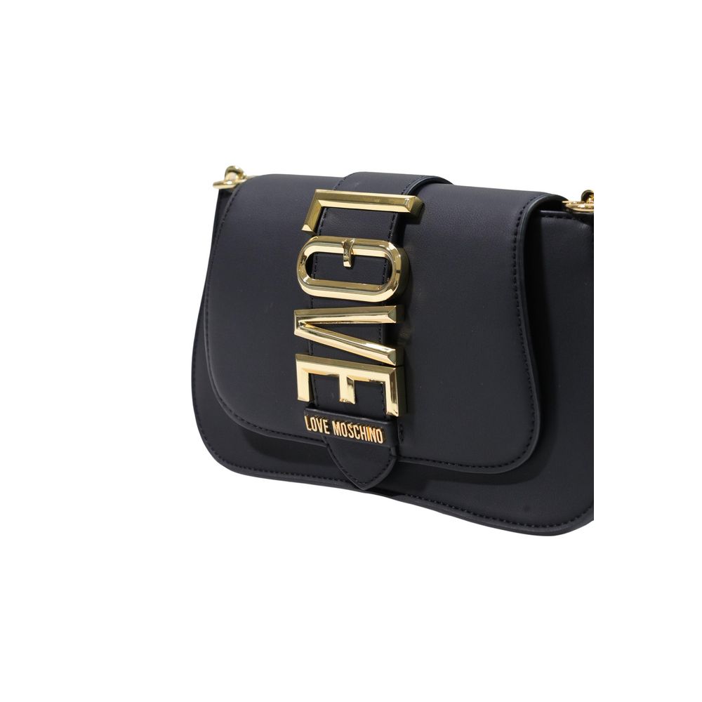 Love Moschino Black Polyurethane Handbag