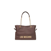 Love Moschino Brown Polyurethane Handbag