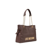 Love Moschino Brown Polyurethane Handbag