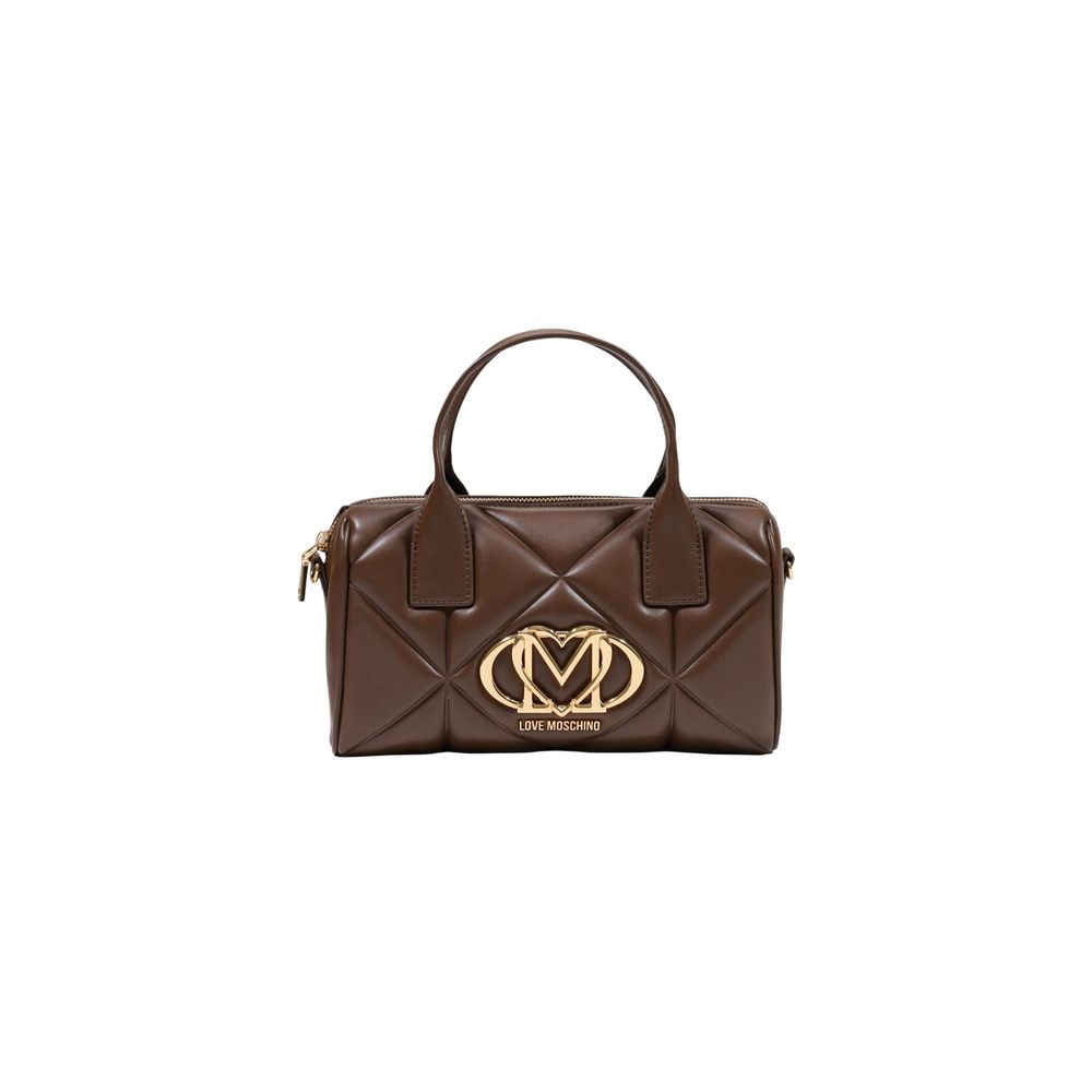 Love Moschino Brown Polyurethane Handbag