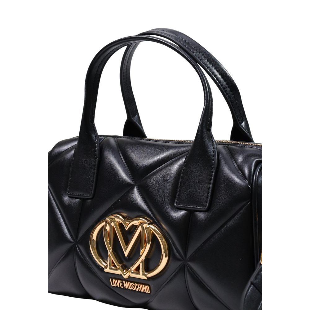 Love Moschino Black Polyurethane Handbag