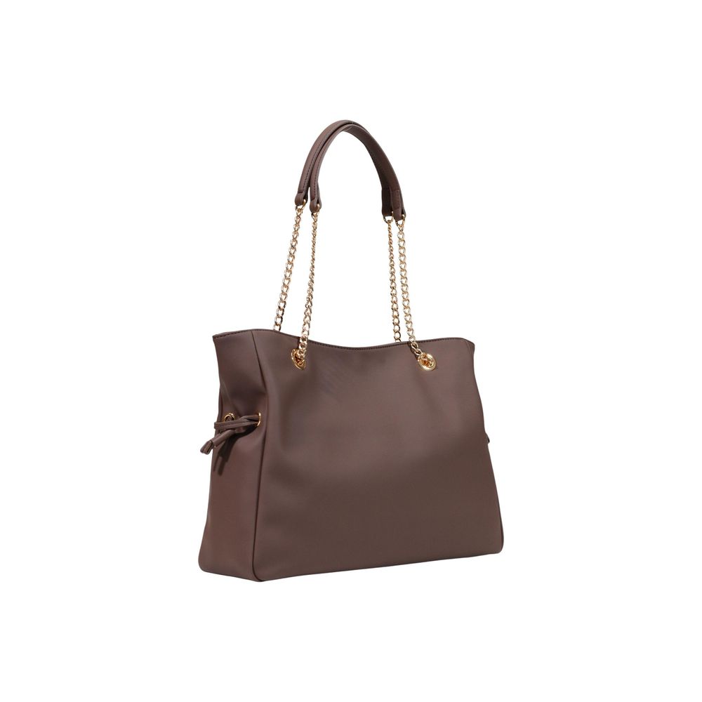 Love Moschino Brown Polyurethane Handbag