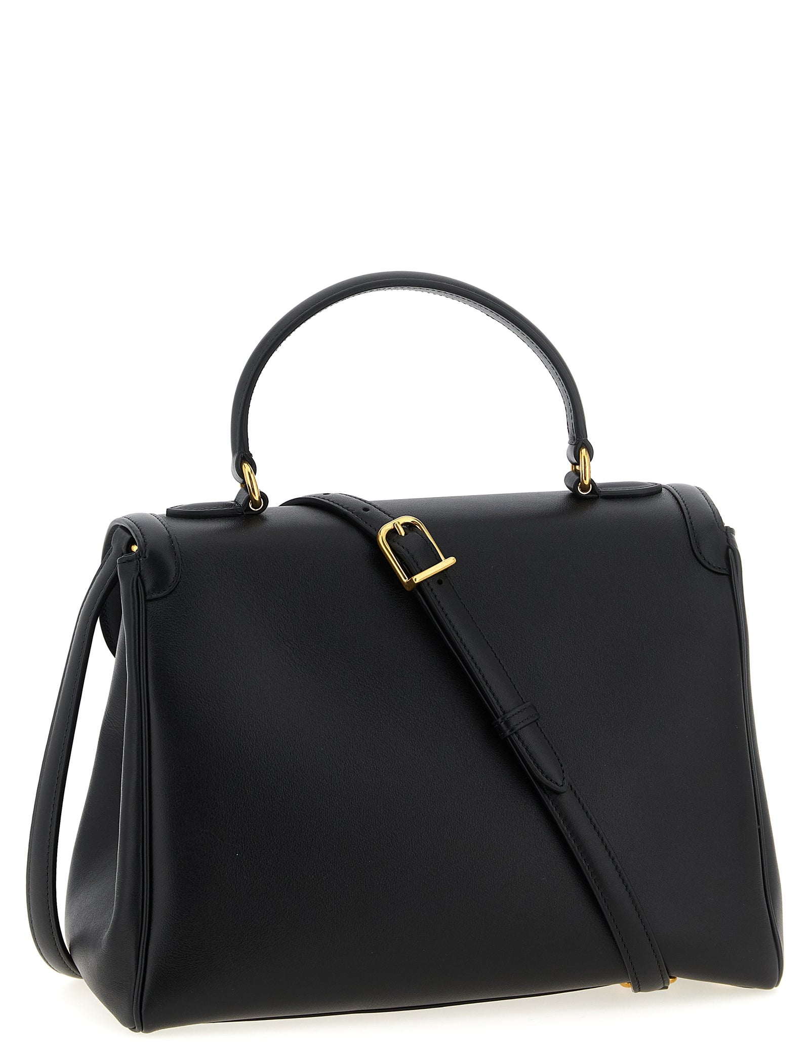 Valentino Garavani Black Calfskin Handbag
