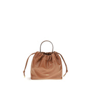 Chloé Brown Lambskin Nappa Shoulder Bag