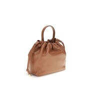 Chloé Brown Lambskin Nappa Shoulder Bag