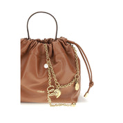 Chloé Brown Lambskin Nappa Shoulder Bag