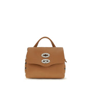 Zanellato Beige Calf Leather Postina Shoulder Bag