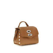 Zanellato Beige Calf Leather Postina Shoulder Bag