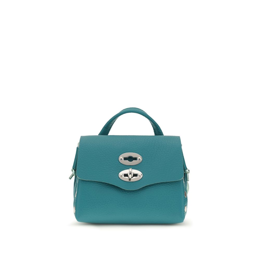Zanellato Bicolor Calf Leather Shoulder Bag