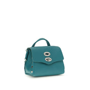 Zanellato Bicolor Calf Leather Shoulder Bag